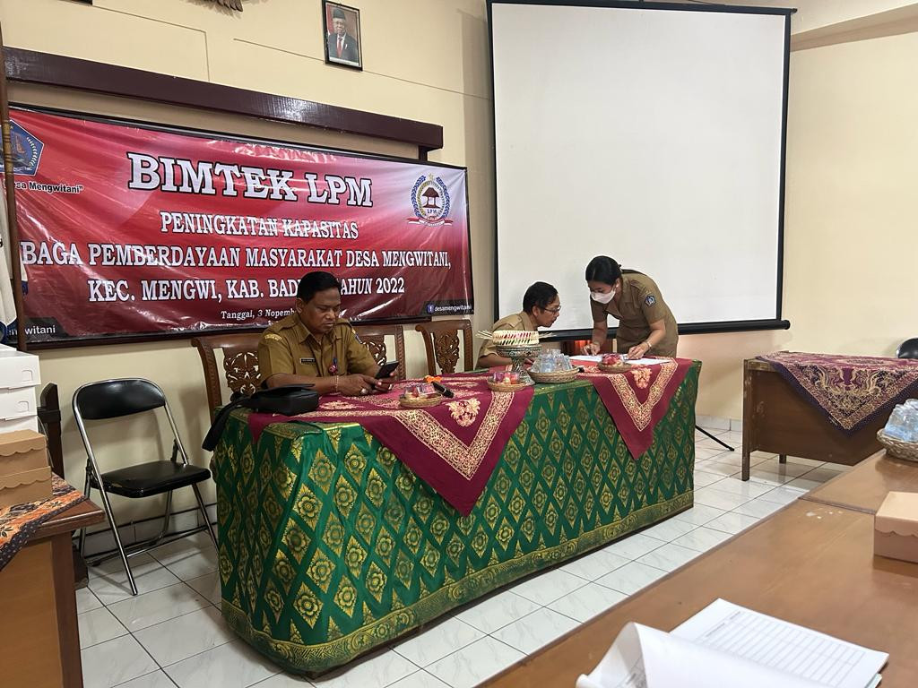 PENINGKATAN KAPASITAS POKJANAL POSYANDU DARI DINAS KESEHATAN KABUPATEN BADUNG